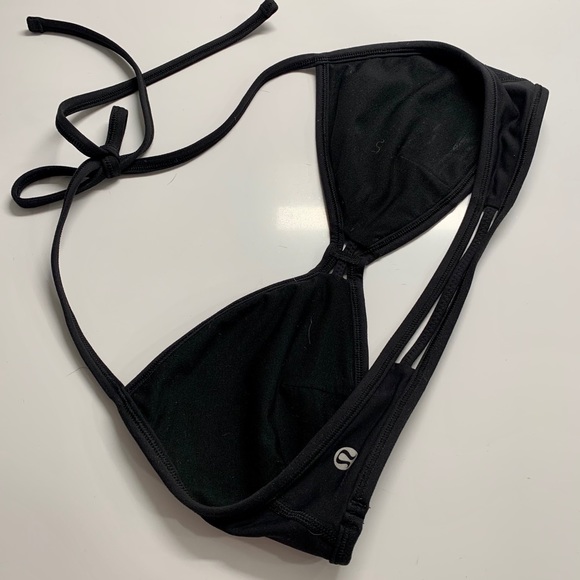 Lululemon Black size 6 halter bra - Picture 2 of 4